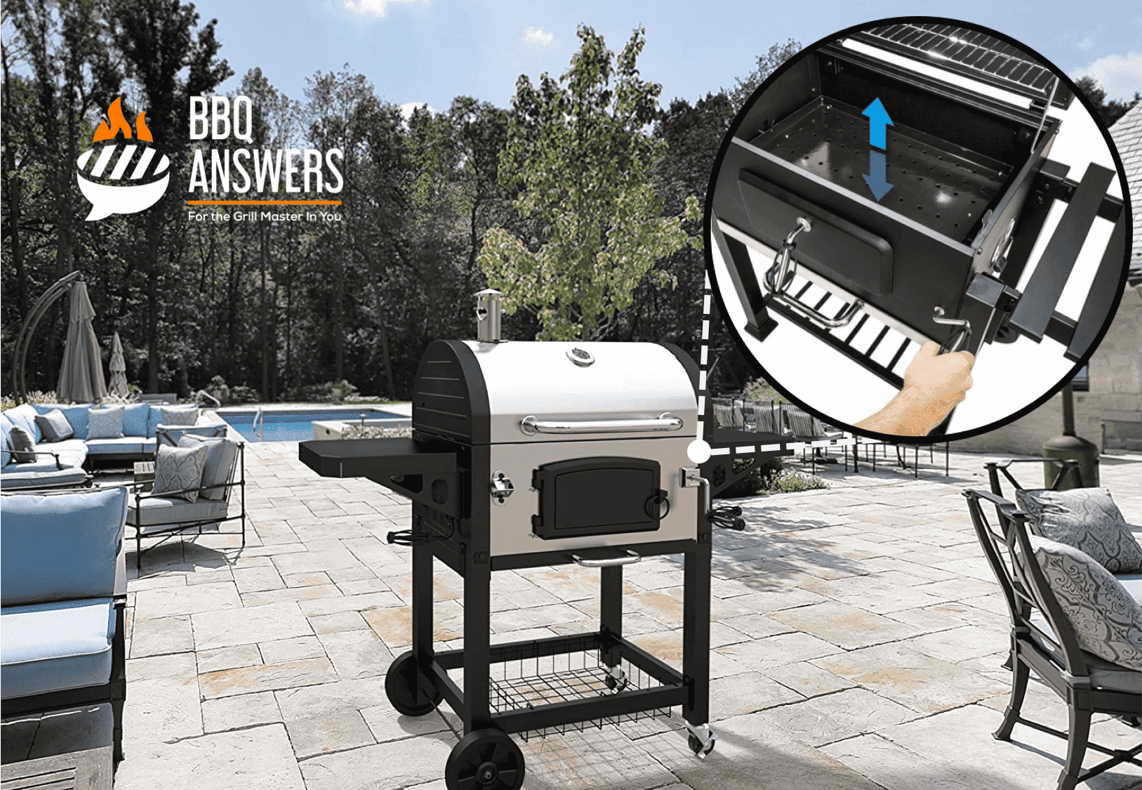 Adjustable Charcoal Tray | Charcoal Grills | BBQanswers Adjustable Charcoal Tray | Charcoal Grills | BBQanswers
