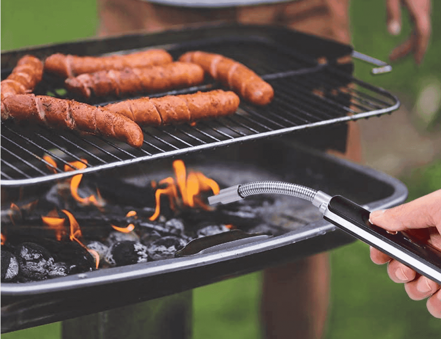 Lighter to light BBQ Fire-min